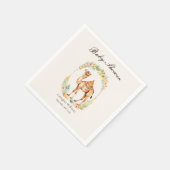 Schattigee Waterverf Camel Baby shower Servet (Hoek)