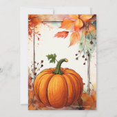 Schattigee Waterverf Cat Halloween Baby shower Kaart (Achterkant)