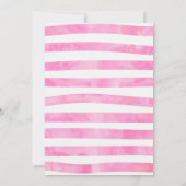 Schattigee Waterverf Cat Invite Kaart (Achterkant)