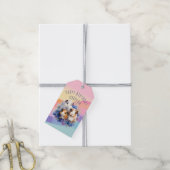 Schattigee Waterverf cavia's gepersonaliseerde ver Cadeaulabel (Met Touw)