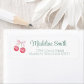 Schattigee Waterverf Cherry Etiket (Insitu)