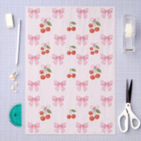 Schattigee Waterverf Cherry Pink Bow Coquette Gift