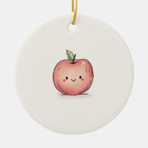 Schattigee Waterverf Chibi Apple