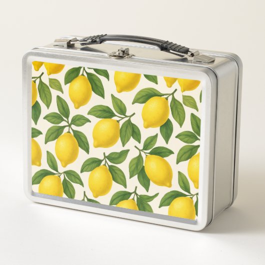 Schattigee Waterverf Citrus Lemon Patterned (Voorkant)