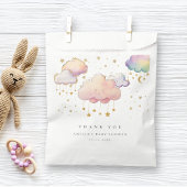 Schattigee Waterverf Cloud Star Baby Girl Shower Bedankzakje