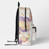 Schattigee Waterverf Cloud Star Meisjes Kinder Bedrukte Rugzak (Links)