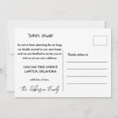 Schattigee Waterverf Cottage We hebben Verhuisd Aa Kaart (Achterkant)