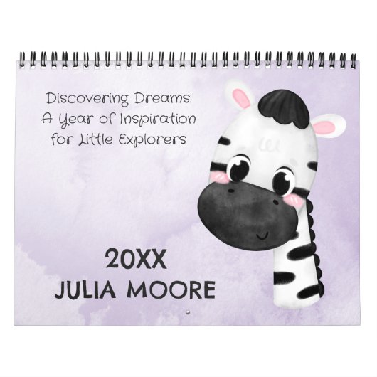 Schattigee Waterverf Dieren Inspirerend Kalender (Hoes)