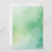 Schattigee waterverf dinosaurus 'Het is een jongen Kaart (Achterkant)