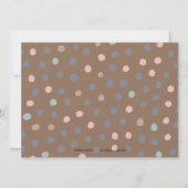 Schattigee Waterverf Dog's Verjaardagsfeestje Kaart (Achterkant)