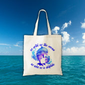 Schattigee Waterverf Dolfijnen Quote | Tote Bag