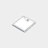 Schattigee Waterverf Dusty Blue Bow Stripes Post-it® Notes (Schuin)