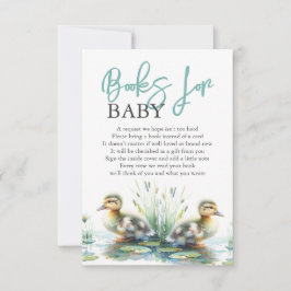 Schattigee Waterverf eendenboeken voor Baby Kaart