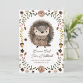 Schattigee Waterverf egel zwangerschap Aankondiging (Staand voorkant)