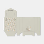 Schattigee Waterverf Gans - Bedankt Favor Box Bedankdoosjes (Uitgevouwen)