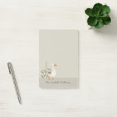 Schattigee Waterverf Gans Post-it® Notes (Kantoor)