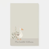 Schattigee Waterverf Gans Post-it® Notes (Voorkant)