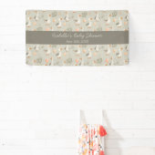 Schattigee Waterverf Ganzen Baby shower Banner (Insitu)
