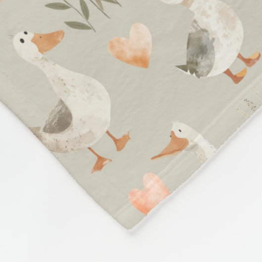 Schattigee Waterverf Ganzen Fleece Deken (Hoek)