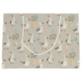 Schattigee Waterverf ganzen grote geschenktas Groot Cadeauzakje (Voorkant)