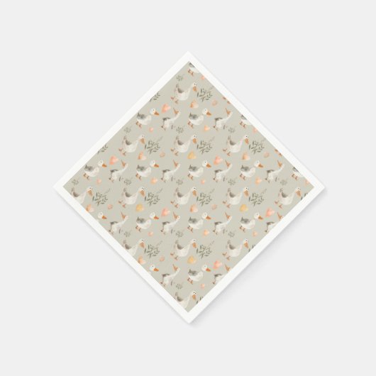 Schattigee Waterverf ganzen papier servetten (Hoek)