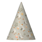 Schattigee Waterverf Ganzen Party Pet Feesthoedjes (Links)