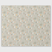 Schattigee Waterverf ganzen wrapping papier roll (Vlak)