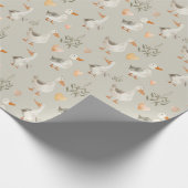 Schattigee Waterverf ganzen wrapping papier roll (Hoek)