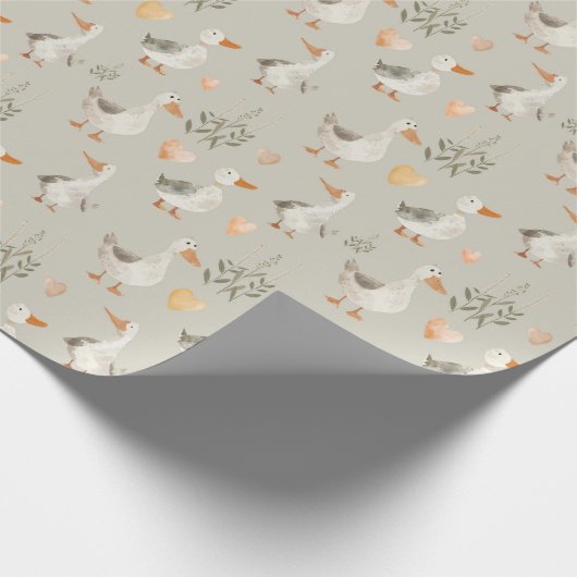 Schattigee Waterverf ganzen wrapping papier roll (Hoek)