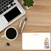 Schattigee Waterverf Gepersonaliseerde Cat Lovers Post-it® Notes