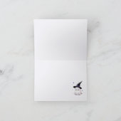 Schattigee Waterverf Ghost Baby shower Dank u kaar Bedankkaart (Binnen)