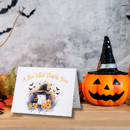 Schattigee Waterverf Ghost Baby shower Dank u kaar Bedankkaart