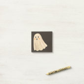 Schattigee Waterverf Ghost Sticky Notes (Op bureau)