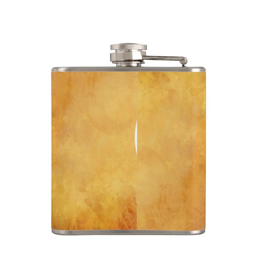 Schattigee Waterverf Golden Retriever Dog Pet Anim Heupfles (Achterkant)