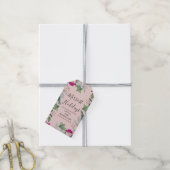 Schattigee Waterverf groene vakantie Cadeaulabel (Met Touw)