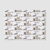 Schattigee Waterverf Halloween Gift bag tissue Tissuepapier (Voorkant)