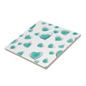 Schattigee Waterverf hartpatroon Tegeltje (Zijkant)