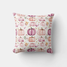 Schattigee Waterverf Herfst pompoenpatroon Kussen