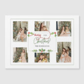 Schattigee Waterverf Holly Merry Christmas Multi F (Voorkant)