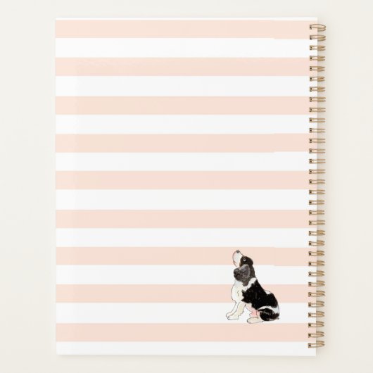 Schattigee waterverf Honden 2026 Planner (Achterkant)