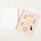 Schattigee waterverf honden, hondenoppas 2025 Plan Planner (Display)