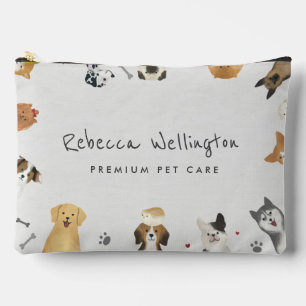 Schattigee Waterverf Huisdieren Honden Sitter Dog  Etui