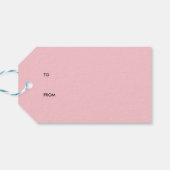 Schattigee Waterverf ijsje Happy Birthday Cadeaulabel (Achterkant Horizontaal)