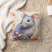 Schattigee waterverf-illustratie voor muizen kussen (Deken)