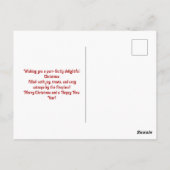 Schattigee Waterverf katten vieren Kerstmis Briefkaart (Achterkant)