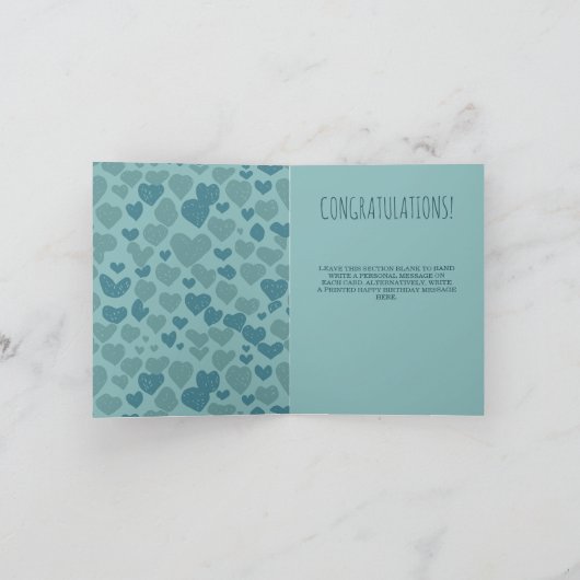 Schattigee waterverf Kawaii Koala gevouwen verjaar Kaart (Binnen)