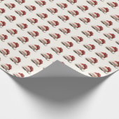 Schattigee  Waterverf Kerst Pet Gepersonaliseerd Cadeaupapier (Hoek)