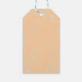 Schattigee Waterverf kitten cat kerstfeest C Cadeaulabel (Achterkant)