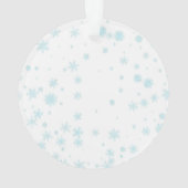 Schattigee Waterverf kitten cat kerstfeest C Ornament (achterkant)