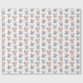 SCHATTIGEE WATERVERF KITTENS - CADEAUPAPIER (Vlak)
